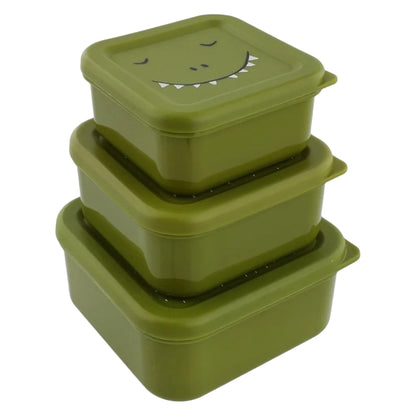99.T05201 # Σετ Δοχείων για Σνακ Mr Dino 3pcs