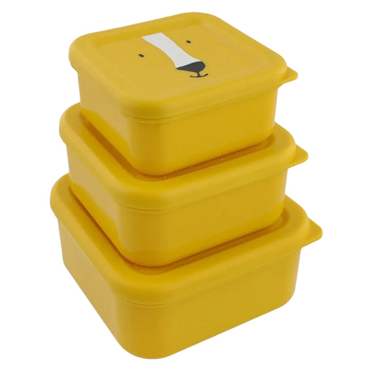99.T05213 # Snack Container Set Mr Lion 3pcs
