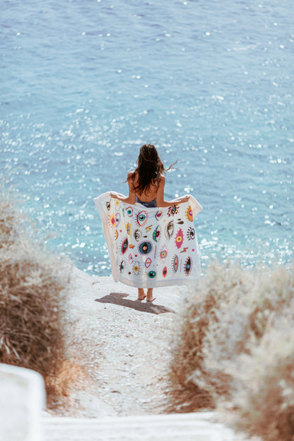 62A.SI/SE/EC-EC # Large Beach Towel Starry Eyes