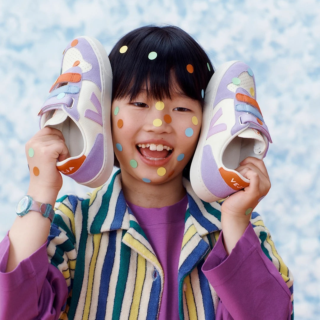 52B.CV0520614C # Παιδικό Παπούτσι Veja Cashew Multico Orchid