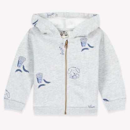 Baby Zipped Hoodie Dogs & Chips