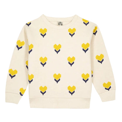 Kids Sweatshirt Smile Coeur Flower