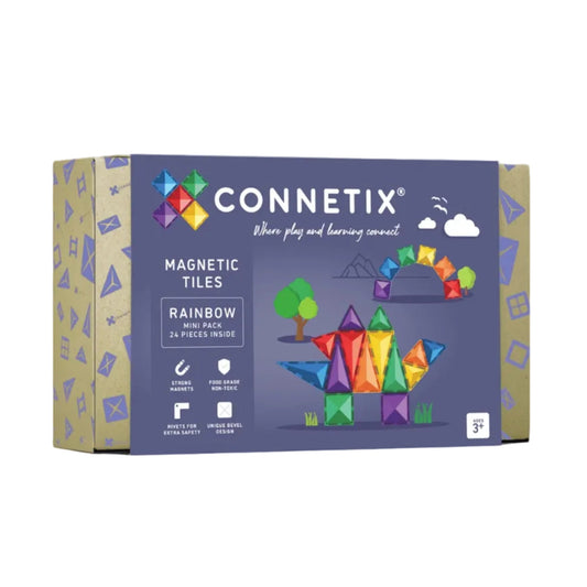99.CTR00024MI # Magnetic Construction Toy Rainbow Mini 24 pc