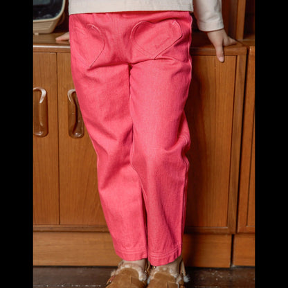 Kids Denim Trousers Rose Princesse