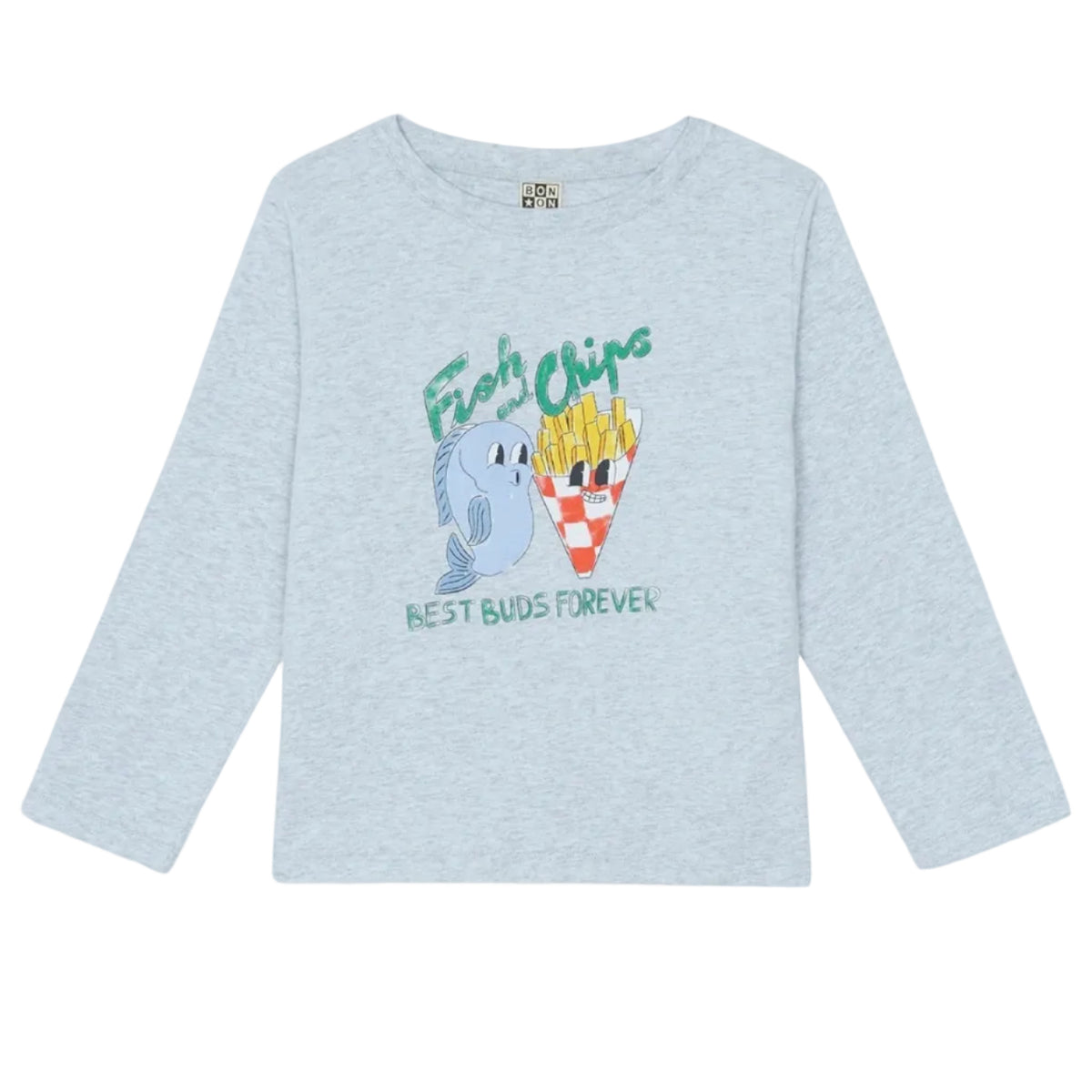 Kids Long Sleeve T-Shirt Fish & Chips