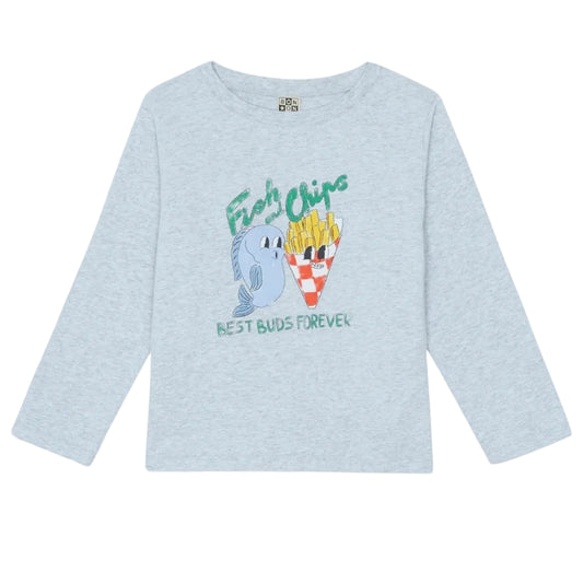 Kids Long Sleeve T-Shirt Fish & Chips