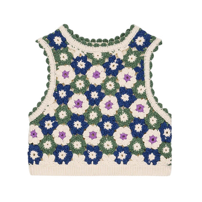 52B.GRC-W25-V0251 # Παιδικό Αμάνικο Πουλόβερ Rynia Tuscan Green