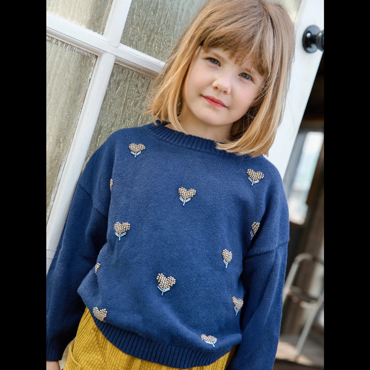 Kids Jumper Lovely Sailor Blue