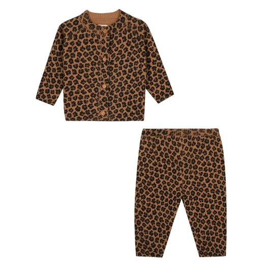 62B.BD36021-935 # Βρεφικό Σετ με Κολάν Leopard