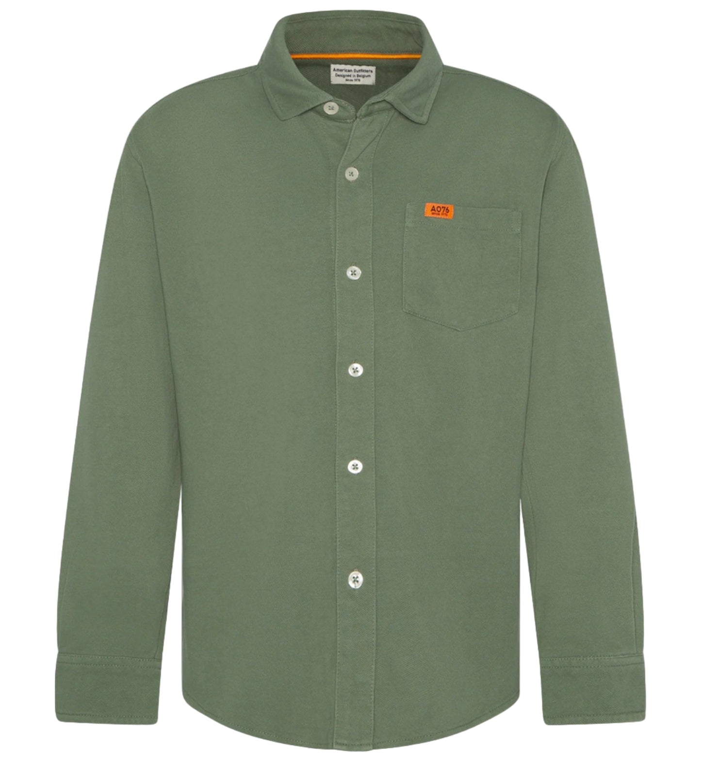 52B.225-2316-210-494 # Παιδικό Μακρυμάνικο Πουκάμισο Dan Pique Earth Green