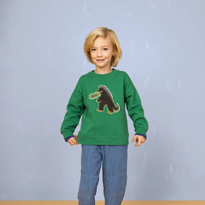 52B.YF25BHJ501 # Παιδική Μπλούζα Φούτερ Hanz Verdant Green