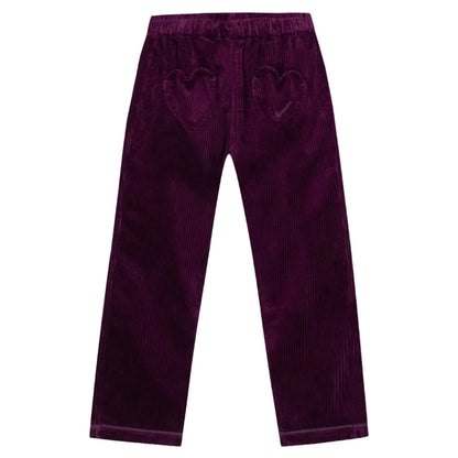 Kids Corduroy Trousers Purple Rain