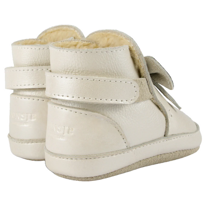 52B.1035800-LE200 # Βρεφικά Παπούτσια Cubow Off White Metallic