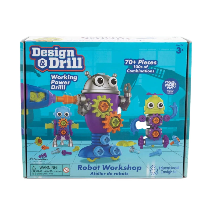 99.EI4177 #  Εκπαιδευτικό Παιχνίδι Εργαστήριο Ρομπότ 71 κομμάτια