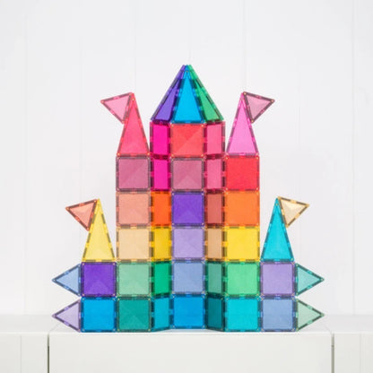 99.CTG00048GP # Magnetic Construction Toy Glitter Castle 48 pc