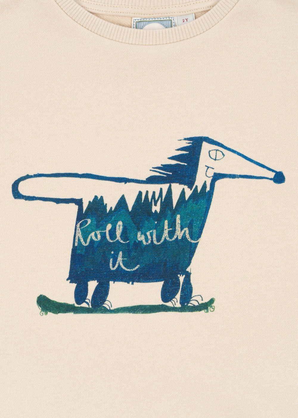 99.KS103619 # Παιδική Μπλούζα Φούτερ RHW X KS Roller