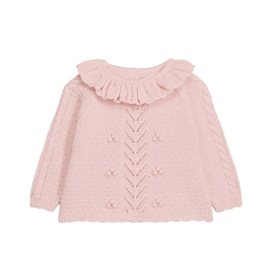 52B.GRC-W25-J0004bb # Βρεφικό Πουλόβερ Evina Blush