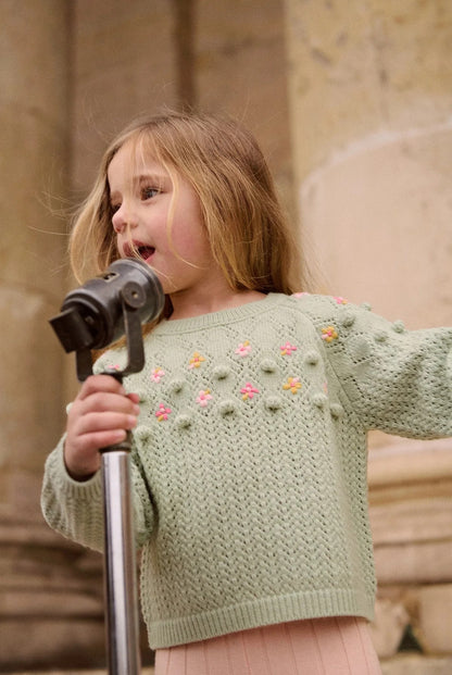 52B.GRC-W25-J0133 # Παιδικό Πουλόβερ Vakita Almond