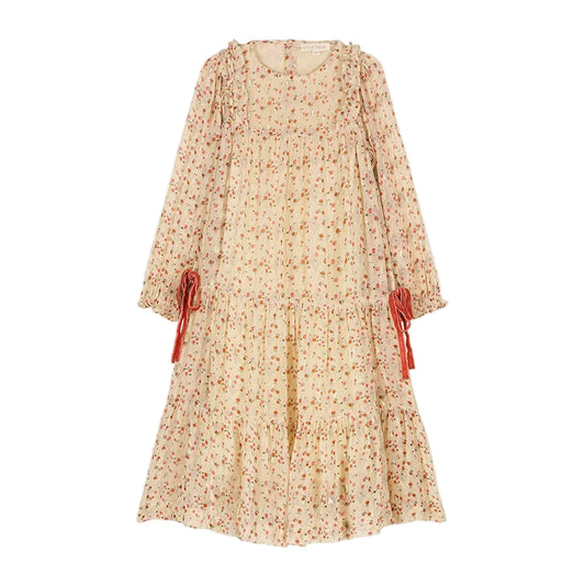 52B.GRI-W25-S0130 # Παιδικό Φόρεμα Nyna Creamy Misty Laurels