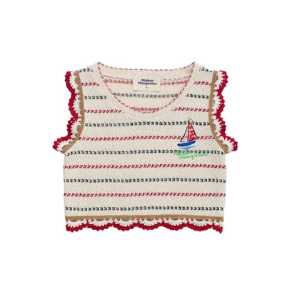 62A.26100802 # Kids Sleeveless Knit Top Barcos