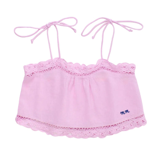 62A.26100808 # Παιδικό Αμάνικο Τοπ Birds Pink