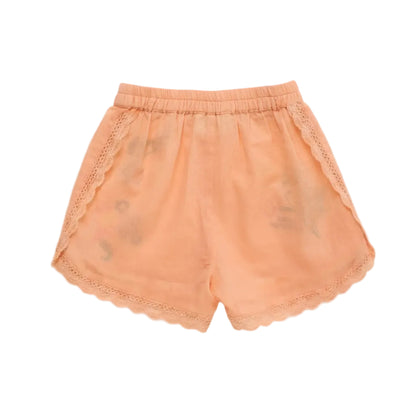 62A.26101106 # Kids Shorts Birds Embroidered Orange
