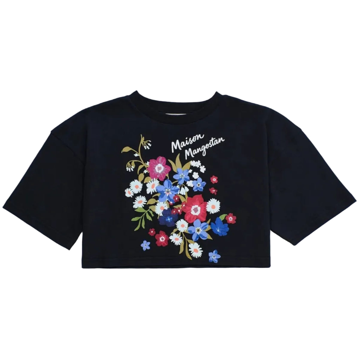 Kids Cropped T-Shirt Florecitas