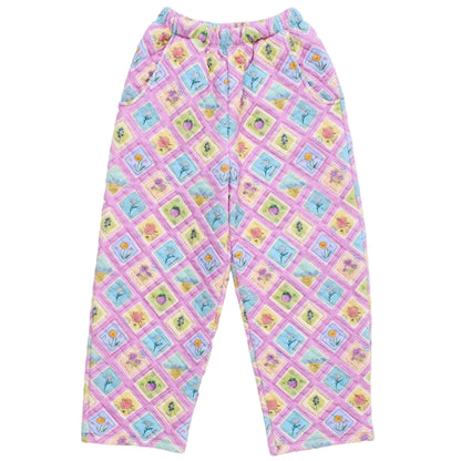 Kids Quilted Sweatpants Postcard Lilac