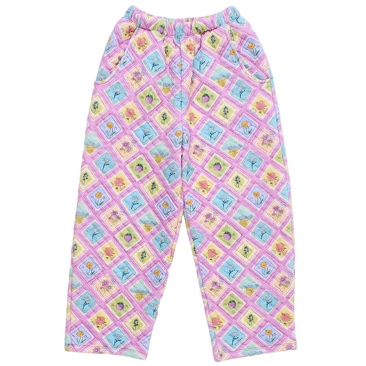 Kids Quilted Sweatpants Postcard Lilac