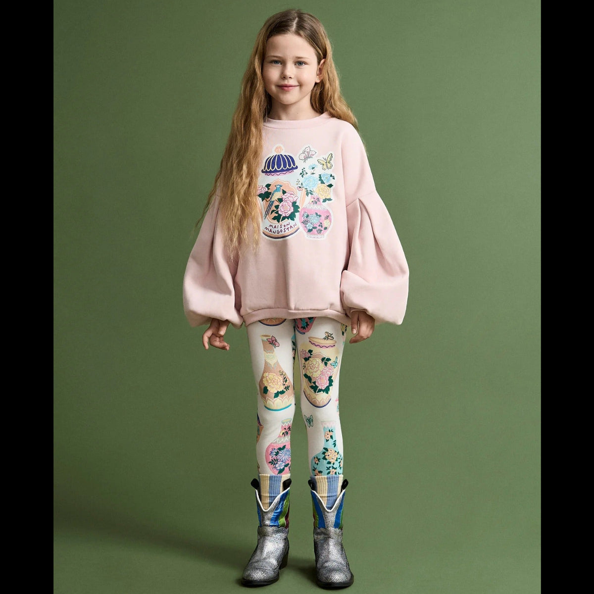 Kids Sweatshirt Porcelain Pink
