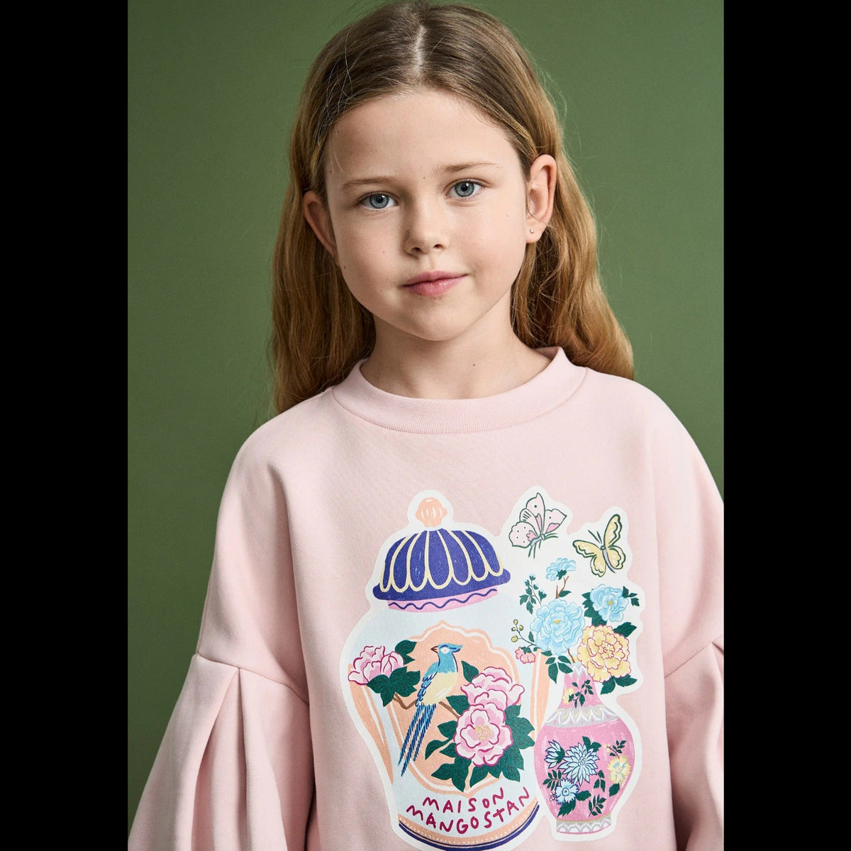 Kids Sweatshirt Porcelain Pink