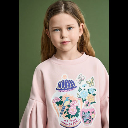 Kids Sweatshirt Porcelain Pink