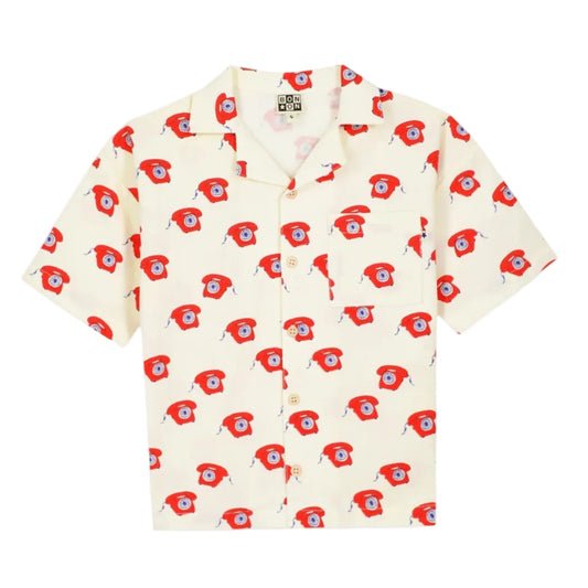 62A.BC12043_902 # Παιδικό Κοντομάνικο Πουκάμισο Las Vegas