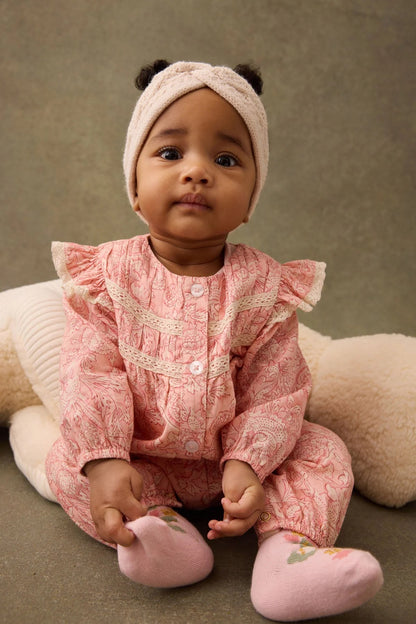 52B.GAC-W25-H0209 # Βρεφική Κορδέλα Μαλλιών Sidony Cream