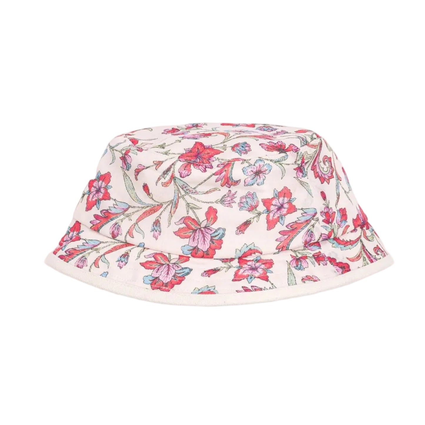 62A.GAI-S26-R0069 # Παιδικό Καπέλο Διπλής Όψης Cream Floral Haven
