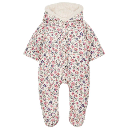 52B.FRC-W25-P0087 # Βρεφική Φόρμα Εξόδου Kirina Cream Wild Flowers