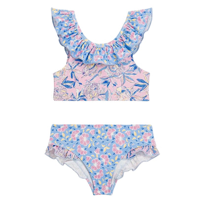 62A.GBC-S26-B0085 # Kids Bikini Swimsuit Primavera Pastel Paradise Bay