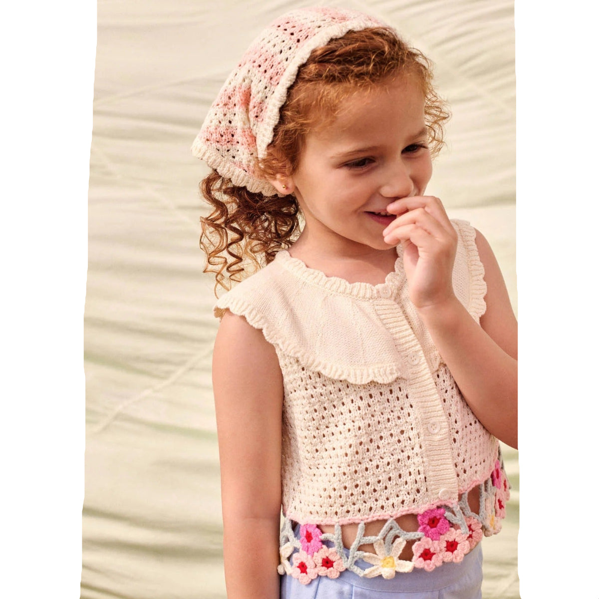 62A.GRC-S26-T0093 # Kids Knitted Top Elea Multicolor