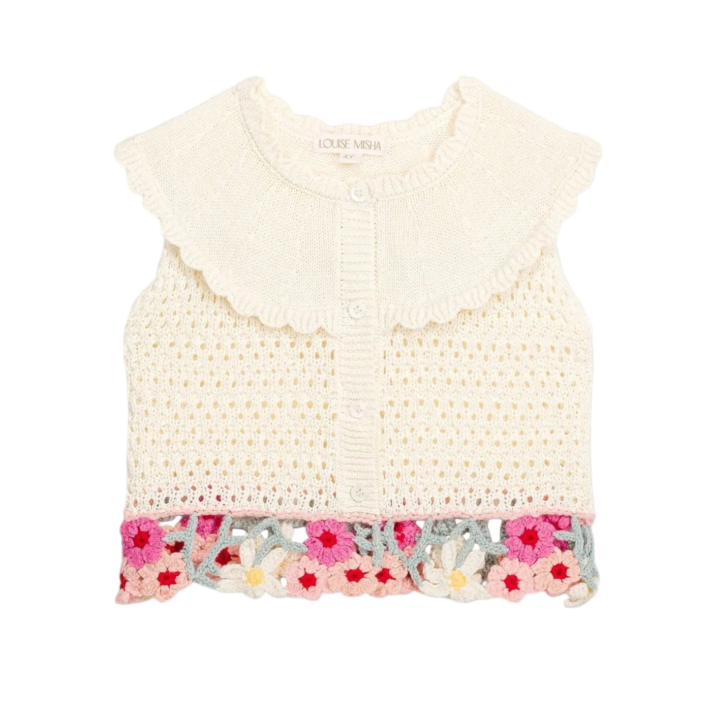 62A.GRC-S26-T0093 # Kids Knitted Top Elea Multicolor