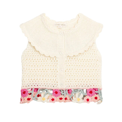 62A.GRC-S26-T0093 # Kids Knitted Top Elea Multicolor