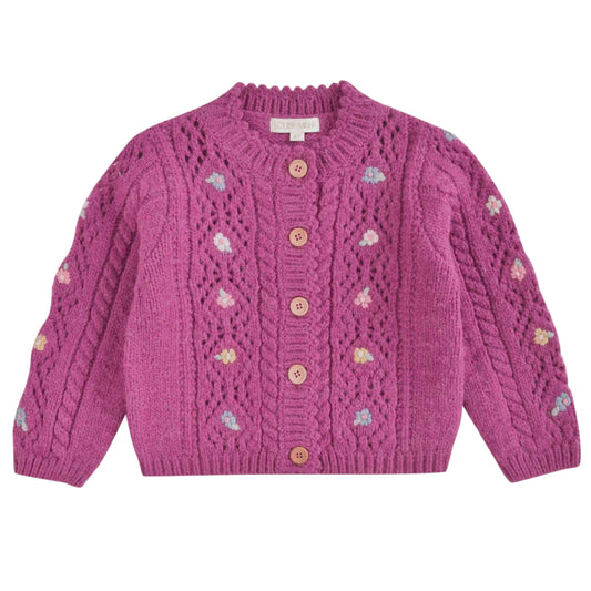 52B.GRC-W25-C0282 # Παιδική Ζακέτα Monyla Raspberry