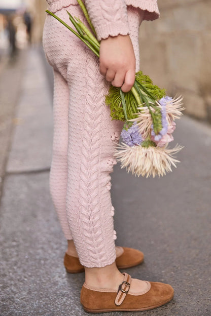 52B.GRC-W25-L0006 # Παιδικό Πλεκτό Κολάν Molda Βlush