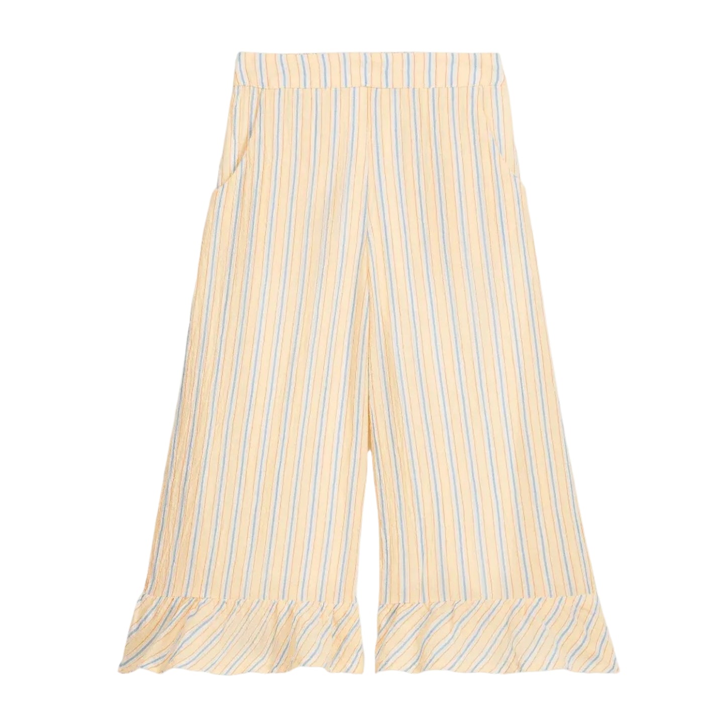 62A.GRI-S26-P0263 # Kids Trousers Loukie Yellow Stripes