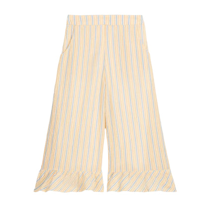 62A.GRI-S26-P0263 # Kids Trousers Loukie Yellow Stripes