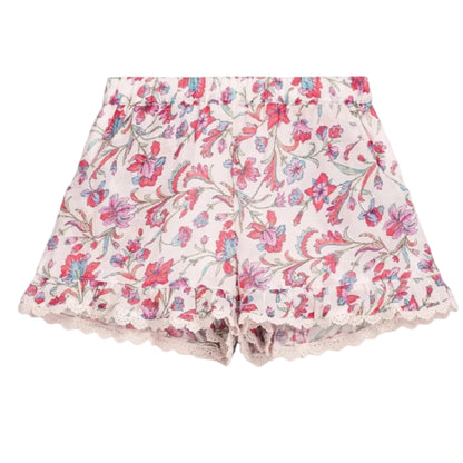 62A.GRI-S26-S0070 # Kids Shorts Vallaloid Cream Floral Haven
