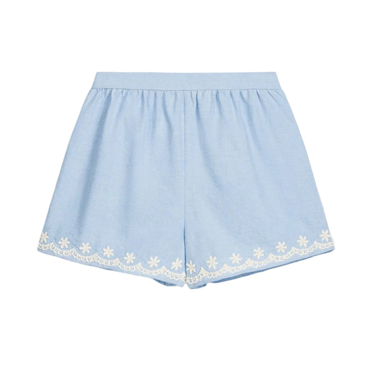 62A.GRI-S26-S0267 # Kids Shorts Vally Oxford Blue