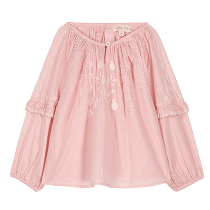 52B.GRI-W25-B0069 # Παιδική Μακρυμάνικη Μπλούζα Irisa Blush