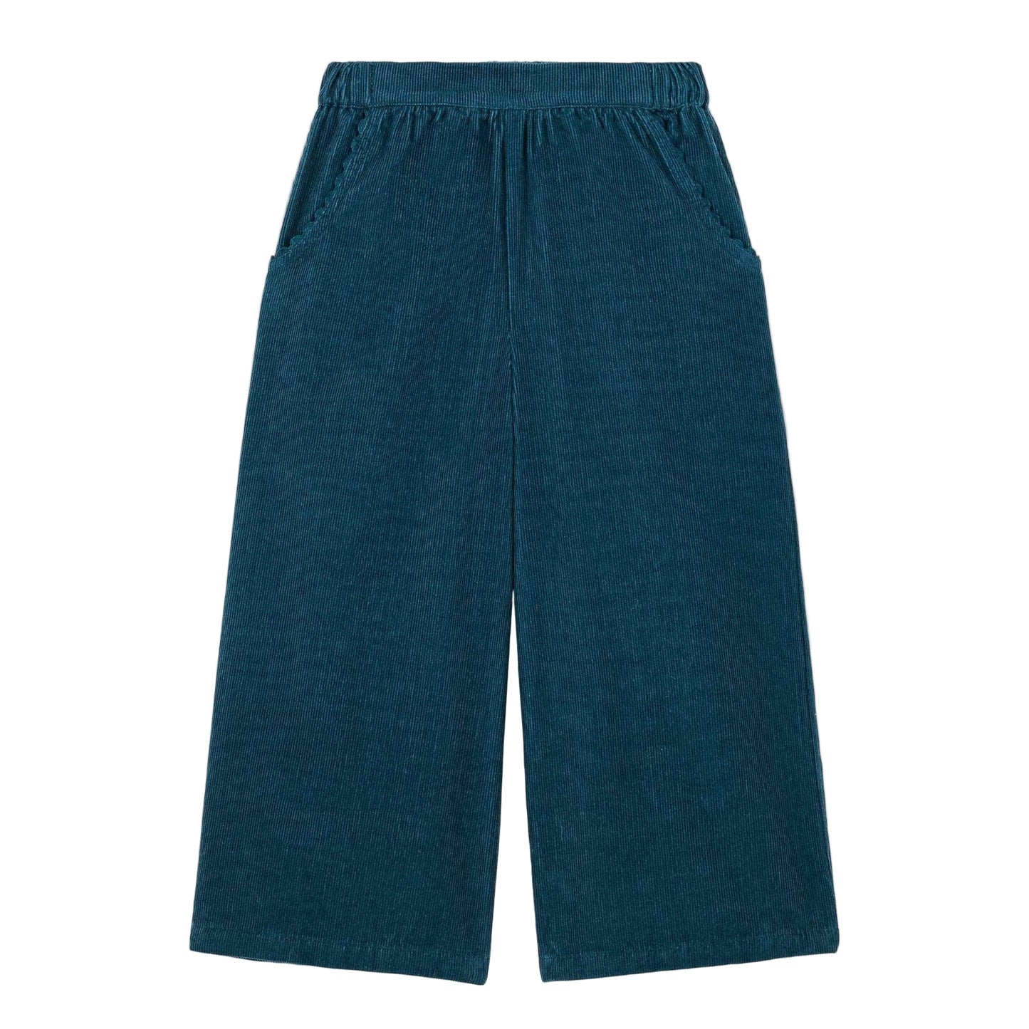 52B.GRI-W25-P0274 # Παιδικό Κοτλέ Παντελόνι Flor Deep Blue