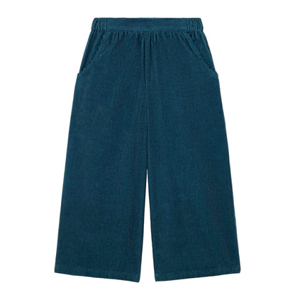 52B.GRI-W25-P0274 # Παιδικό Κοτλέ Παντελόνι Flor Deep Blue