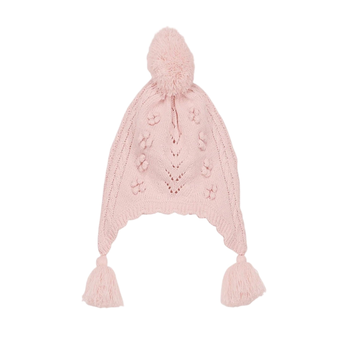 52B.GAC-W25-B0008 # Βρεφικό Σκουφί Isolina Blush